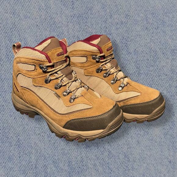 Hi-Tec Skamania Waterproof Women’s Tan Hiking Boots - Size 7.5 - Picture 1 of 8